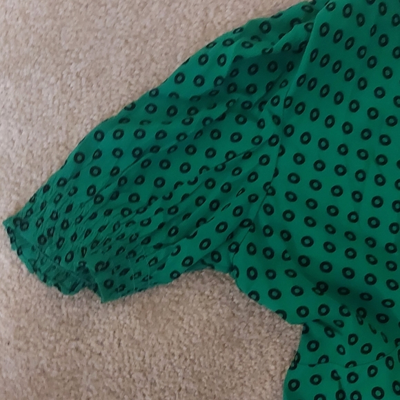 Diane Von Furstenberg Jemma Dress green size 16 NEW With tags! - Picture 6 of 8